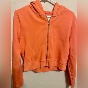 American eagle cropped zip up
